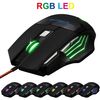 Ociodual Ratón Gaming Óptico Usb Con Cable Y Luz Led 2400 Dpi Negro Para Ordenador Pc