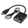 Ociodual Cable Adaptador De Hdtv A Vga - Conversor Digital A Analogico Audio Jack 3.5mm Negro