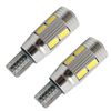 Ociodual 2x Bombillas T10 W5w 10 Led Smd 5630 Coche Blanco Posicion Interior 6500k