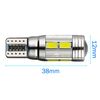 Ociodual 2x Bombillas T10 W5w 10 Led Smd 5630 Coche Blanco Posicion Interior 6500k