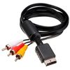 Cable Av De Repuesto 3 Rca De 1.8 M Compatible Con Ps1 Psx Ps2 Ps3. Óptima Calidad De Imagen Ociodual