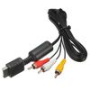 Cable Av De Repuesto 3 Rca De 1.8 M Compatible Con Ps1 Psx Ps2 Ps3. Óptima Calidad De Imagen Ociodual