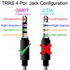 Ociodual Cable Separador De Audio Y Micrófono Negro De 1 Jack 3.5mm Trrs Hembra A 2 Jacks 3.5 Mm