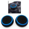 Pack De 2 Fundas De Goma Azul Compatible Con Mando Ps4/fat/slim/pro Xbox One  Protege Ejes L3 Y R3  Ociodual