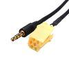 Cable Auxiliar Jack 3.5 6 Pin Mini-iso Compatible Con Fiat 500 Punto Y Panda Fiorino A Partir De 2007 Ociodual