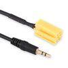 Cable Auxiliar Jack 3.5 6 Pin Mini-iso Compatible Con Fiat 500 Punto Y Panda Fiorino A Partir De 2007 Ociodual