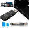 Ociodual Adaptador Lector Usb 3.0 Con Luz Led Para Tarjetas De Memoria Sd Micro Sd Sdhc Sdxc Mmc