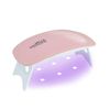 Ociodual Lampara Secador De Uñas 6w Led Uv Bombillas Luz Ultravioleta Para Manos Y Pies Rosa