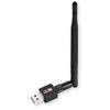 Antena Wifi Usb Adaptador 150mbps 5dbi Wireless Potencia Largo Alcance 2.4g Adaptador Dongle Negra Ociodual