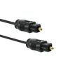 Ociodual Cable Toslink Audio Digital Fibra Optica 1m Macho Para Dvd Hdtv Blu Ray Smart Tv Negro