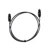 Ociodual Cable Toslink Audio Digital Fibra Optica 1m Macho Para Dvd Hdtv Blu Ray Smart Tv Negro