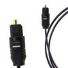 Ociodual Cable Toslink Audio Digital Fibra Optica 1m Macho Para Dvd Hdtv Blu Ray Smart Tv Negro