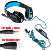 Ociodual Auriculares Gaming G9000 Estéreo Micrófono Juego Luz Led Para Pc Ps4 Xbox Azul Headset