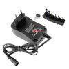 Ociodual Cargador Adaptador De Corriente Toma Universal 30w 3v-12v 2 Pin Eu Europeo Negro