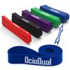 Ociodual Banda Elastica De Resistencia Goma Para Fitness Yoga Fuerza Ejercicio 65mm Azul