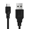 Cable De Carga Y Datos 3m Usb A Micro 5 Pin Negro Para Smartphones Tablets Mp3 Mp4 Cámaras Ociodual