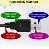 Cable De Carga Y Datos 3m Usb A Micro 5 Pin Negro Para Smartphones Tablets Mp3 Mp4 Cámaras Ociodual