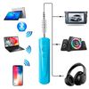 Ociodual Receptor Bluetooth Bt4.1 Bateria Audio Mini Jack Auxiliar 3.5mm Para Coche Azul