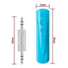 Ociodual Receptor Bluetooth Bt4.1 Bateria Audio Mini Jack Auxiliar 3.5mm Para Coche Azul