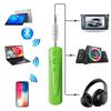 Ociodual Receptor De Audio Inalámbrico Bluetooth 4.1 Jack 3.5mm Manos Libres Coche Verde