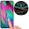 Protector De Pantalla Cristal Templado Compatible Con Samsung Galaxy A40 Sm-a405f | Borde Negro Ociodual