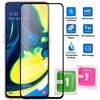 Protector De Pantalla Cristal Templado 9h Compatible Con Samsung Galaxy A80 | Borde Negro Ociodual