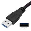 Ociodual Cable De Usb Micro Usb 3.0 Negro Alta Velocidad De Datos 4,8 Gbit/s Para Discos Duros