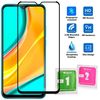 Protector De Pantalla Cristal Templado 9h 9 Pcompatible Con Xiaomi Redmi 9 | Marco Borde Negro Ociodual