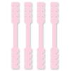 Ociodual 4x Gomas Salva Orejas Extensores Elásticos Flexibles Rosas Para Mascarilla Ajustables