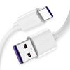 Cable Usb A Tipo C 2m 4.2a 120ba Blanco Carga Rápida De Batería Y Datos Blanco Ociodual