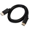 Ociodual Cable Displayport Dp 1,8m Negro Resolución 4k 60hz 144hz Full Hd 1080p Macho