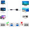 Ociodual Adaptador De Dp A Vga Negro Entrada Displayport Salida Svga Conversor Video Full Hd