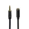 Ociodual Cable De Audio Estéreo Y Micrófono 5m Negro, Alargador Jack 3.5mm M/h Omtp Trrs 4 Polos