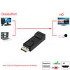 Ociodual Adaptador De Dp A Hdmi M/h Negro Displayport Display Port Video Audio Full Hd 1080p Para Pc Tv