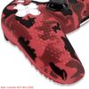 Funda De Silicona Compatible Con Mando Ps4/slim/pro Camuflaje Rojo. Carcasa Anti Caídas Golpes Ociodual