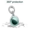 Ociodual Funda Protectora Tpu Flexible Llavero Antigolpes 360 Compatible Con Airtag Verde Cubierta