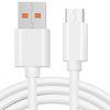 Cable Usb A Tipo C 0,3m 6a 100ba De Carga Rápida Y Transferencia De Datos Blanco Ociodual