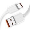 Cable Usb A Tipo C 1m 6a 148ba De Carga Rápida Y Transferencia De Datos Blanco Ociodual