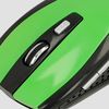 Ociodual Ratón Óptico Inalámbrico 6 Botones Con Receptor Usb 1600 Dpi Ajustable Para Pc Verde