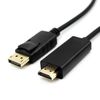 Ociodual Cable Displayport Dp A Hdtv 1,8m Negro Resolución 4k X 2k Full Hd 2160p