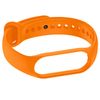 Ociodual Pulsera De Recambio De Silicona Flexible, Color Naranja, Compatible Con Mi Band 7 6 5