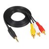 Ociodual Cable De 1,5m, Adaptador De Jack 3.5mm A 3 Rca L/r, Sonido Estéreo Analógico A/v