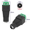 Ociodual Conector Dc 2,1mm X 5,5mm Hembra Adaptador Para Camara Cctv Tira Luces Led Strip Seguridad