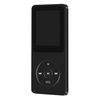 Ociodual Reproductor Mp3 Mp4 Player Negro Pantalla 1.8 Pulgadas Radio Altavoz Integrado Grabadora