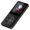 Ociodual Reproductor Mp3 Mp4 Player Negro Pantalla 1.8 Pulgadas Radio Altavoz Integrado Grabadora