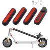 Ociodual 4x Tapas Reflectantes Rojas, Compatible Con Patinete Xiaomi 1s/3/essential/m365/pro/pro2