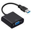 Ociodual Adaptador De Video De Usb 3.0 A Vga M/h, Resolución Hasta 1080p Full Hd Negro