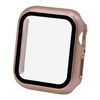 Ociodual Protector Con Cristal Templado Compatible Con Apple Watch 6/se/5/4 (44mm) Rosa Oro
