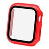 Ociodual Protector Con Cristal Templado Compatible Con Apple Watch 6/se/5/4 (44mm) Rojo
