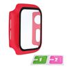 Ociodual Protector Con Cristal Templado Compatible Con Apple Watch 6/se/5/4 (44mm) Rojo